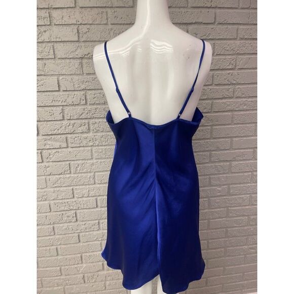 APT.9 Women Purple Satin Lace Lingerie Sleepwear Babydoll Dress Size M - Picture 2 of 7